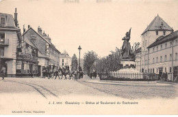 CHAMBERY - Statue Et Boulevard Du Centenaire - Très Bon état - Chambery