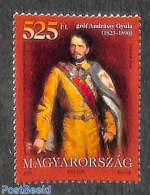 Hungary 2023 Count Gyula Adrássy 1v, Mint NH - Ungebraucht