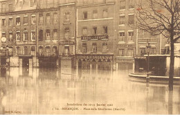 BESANCON - Inondations Des 20 21 Janvier 1910 - Place De La Révolution - Très Bon état - Besancon