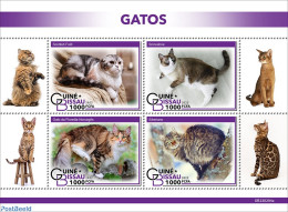 Guinea Bissau 2022 Cats, Mint NH, Nature - Cats - Guinée-Bissau