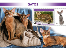 Guinea Bissau 2022 Cats, Mint NH, Nature - Cats - Guinea-Bissau