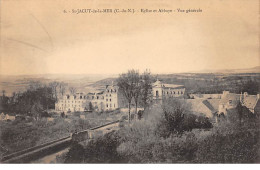 SAINT JACUT DE LA MER - Eglise Et Abbaye - Vue Générale - Très Bon état - Saint-Jacut-de-la-Mer