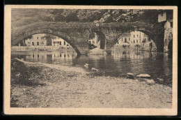 AK Rijeka, Uferpartie Mit Brücke  - Montenegro