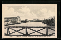 AK Nisch, Präfektur, Zitadelle, Mackensenbrücke  - Servië