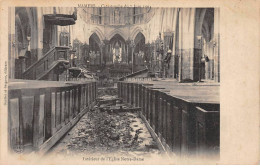 MAMERS - Catastrophe Du 7 Juin 1904 - Intérieur De L'Eglise Notre Dame - Très Bon état - Mamers