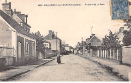 BEAUMONT SUR SARTHE - Avenue De La Gare - Très Bon état - Beaumont Sur Sarthe