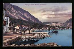 AK Perzagno, Bocche Di Cattaro, Partie In Der Bucht Von Kotor  - Montenegro