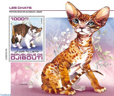 Djibouti 2020 Cats S/s, Mint NH, Nature - Cats - Djibouti (1977-...)