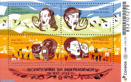 Brazil 2022 200 Years Independence, Local Leaders 4v M/s, Mint NH - Unused Stamps