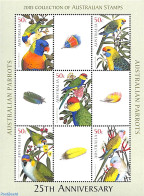 Australia 2005 Parrots S/s (from Yearbook), Mint NH, Nature - Birds - Parrots - Nuevos