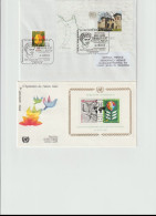 Ten Covers Franked With Souvenir Sheets. Postal Weight 0,099 Kg. Please Read Sales Conditions Under Image Of Lot (009-11 - Collections (sans Albums)