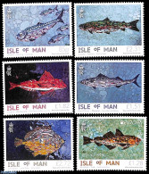 Isle Of Man 2024 Marine Mosaics 6v, Mint NH, History - Nature - Europa (cept) - Fish - Art - Mosaics - Fische