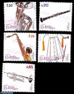 Portugal 2024 Music Instruments 5v, Mint NH, Performance Art - Music - Musical Instruments - Unused Stamps