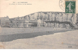 LE TREPORT - La Plage, Le Casino Et Les Falaises - état - Le Treport