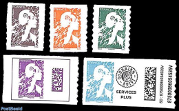 France 2024 Definitives 5v S-a, Mint NH - Unused Stamps