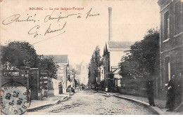 BOLBEC - La Rue Jacques Fauquet - état - Bolbec