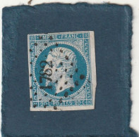 ///   FRANCE /// N° 14 Bleu 20cts  Bleu  0bl N° 1782 ---- Louvier - 1853-1860 Napoléon III