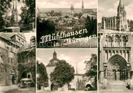 72636813 Muehlhausen Thueringen Jakobikirche Divi Blasiikirche Portal Marienkirc - Muehlhausen