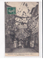 CHARLIEU : Festival Du 5 Septembre 1909, Rue Chevroterie - état - Charlieu