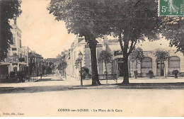 COSNE SUR LOIRE - La Place De La Gare - Très Bon état - Cosne Cours Sur Loire
