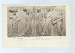 CPA - Arts - Sculptures - British Museum - Parthenon Frieze, East Side Slab V - Non Circulée - Skulpturen