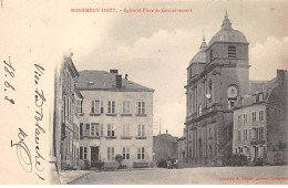 MONTMEDY HAUT - Eglise Et Place Du Gouvernement - Très Bon état - Montmedy