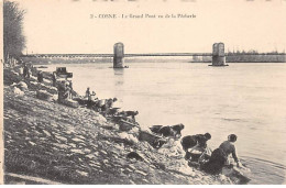 COSNE - Le Grand Pont Vu De La Pêcherie - Très Bon état - Cosne Cours Sur Loire