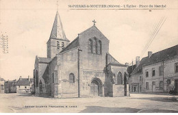 SAINT PIERRE LE MOUTIER - L'Eglise - Place Du Marché - Très Bon état - Saint Pierre Le Moutier