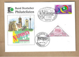 Los Vom 16.05 -  Sammler-Briefumschlag Aus Stuttgart 1997 Mit US Dreieckmarke - Covers & Documents