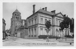 COSNE - L'Hôtel De Ville - L'Eglise Saint Jacques - Très Bon état - Cosne Cours Sur Loire