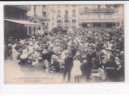 SAINT MALO : La Place Châteaubriand, L'Heure De L'apéritif - Très Bon état - Saint Malo