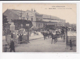 SAINT-MALO : La Gare Cour De L'arrivée - Très Bon état - Saint Malo