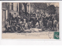 PEZENAS : Inondation Du 26 Septembre 1907, Une Lessive Cours Molière - Très Bon état - Pezenas