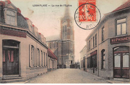 LOON PLAGE - La Rue De L'Eglise - Très Bon état - Sonstige & Ohne Zuordnung