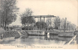 MERVILLE - Rue De La Gare - Les Deux Ponts Sur La Lys - Ecluses - Très Bon état - Merville
