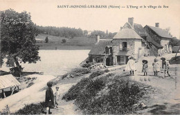 SAINT HONORE LES BAINS - L'Etang Et Le Village De Seu - Très Bon état - Saint-Honoré-les-Bains