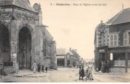 MAIGNELAY - Place De L'Eglise Et Rue Du Gué - Très Bon état - Maignelay Montigny