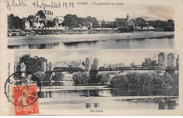 COSNE - Vue Générale Des Quais - Les Ponts - Très Bon état - Cosne Cours Sur Loire