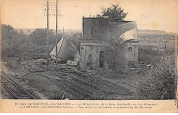 En Gare De NANTEUIL LE HAUDOUIN - Les Réservoirs De La Gare Bombardés Par Les Allemands - Très Bon état - Nanteuil-le-Haudouin