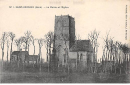 SAINT GEORGES - La Mairie Et L'Eglise - Très Bon état - Sonstige & Ohne Zuordnung