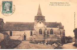 COURCELLES LES GISORS - L'Eglise Et Le Monument Aux Morts - Très Bon état - Sonstige & Ohne Zuordnung