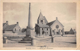 CUVILLY - L'Eglise Et Le Monument - Très Bon état - Sonstige & Ohne Zuordnung