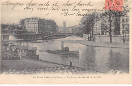 PARIS - La Seine à Travers Paris - La Seine En Amont De La Cité - état - Arrondissement: 01