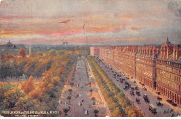 PARIS - Jardin Des Tuileries Et Rue De Rivoli - Vue à Vol D'oiseau - état - Arrondissement: 01