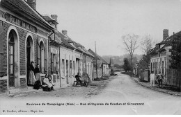 Environs De Compiègne - Rue Mitoyenne De COUDUN Et GIRAUMONT - état - Autres & Non Classés