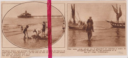 Scheveningen - Op Het Strand - Orig. Knipsel Coupure Tijdschrift Magazine - 1926 - Ohne Zuordnung