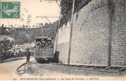BONSECOURS - La Ligne Du Tramway - Très Bon état - Bonsecours