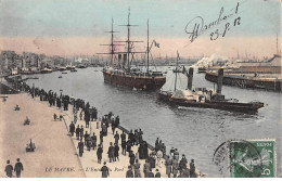 LE HAVRE - L'Entrée Du Port - Très Bon état - Portuario