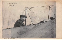 Léon MOLON - Aviateur - Très Bon état - Altri & Non Classificati