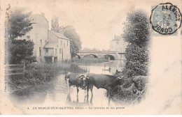 LE MESLE SUR SARTHE - Le Moulin Et Les Ponts - Très Bon état - Le Mêle-sur-Sarthe